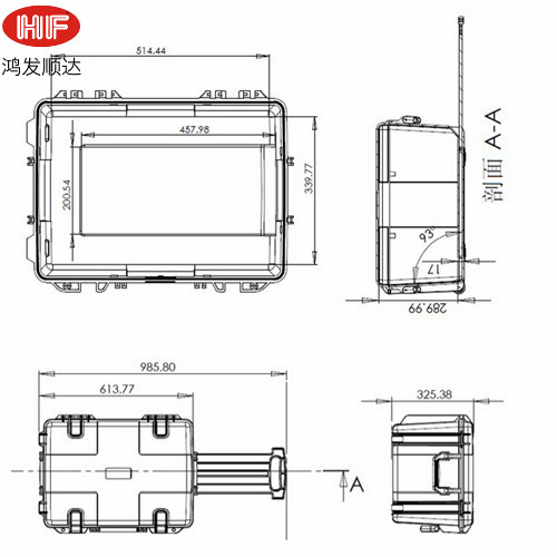 HF-P-7 内：570*393*291 外：613*460*320